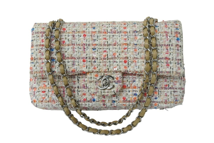 楽天市場】極美品 CHANEL シャネル ショルダーバッグ ホワイト 