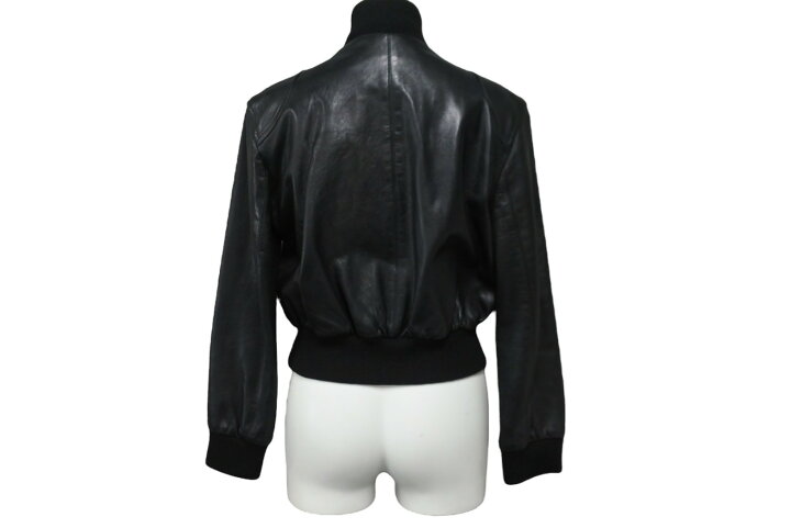 楽天市場】CHANEL シャネル ココマーク レザー ジャケット ブラック  