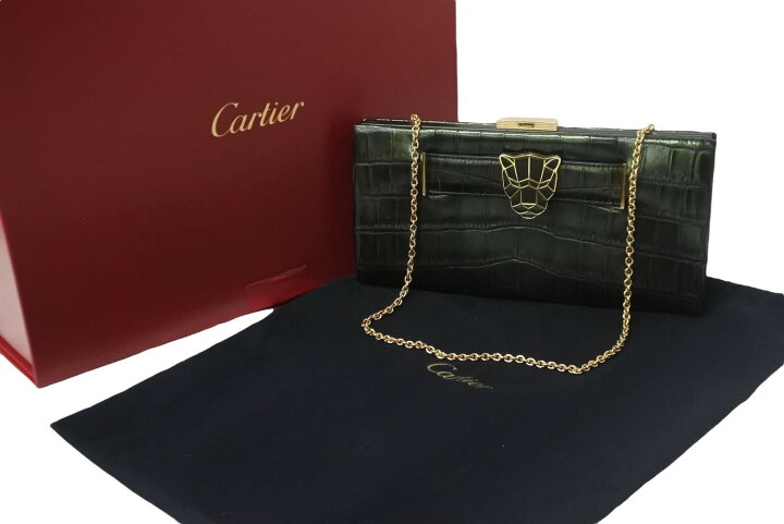 楽天市場】CARTIER カルティエ クラッチバッグ パンテール ドゥ 