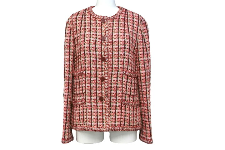楽天市場】極美品 CHANEL シャネル ジャケット ツイード ジャケット 