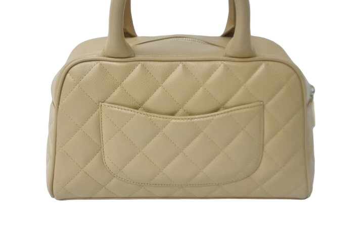 楽天市場】CHANEL シャネル マトラッセ キャビアスキン ミニ ボストン 