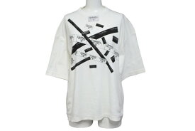 CHANEL シャネル 半袖Tシャツ ココマーク 2016 サイズXL ホワイト ブラック 美品 中古 56741