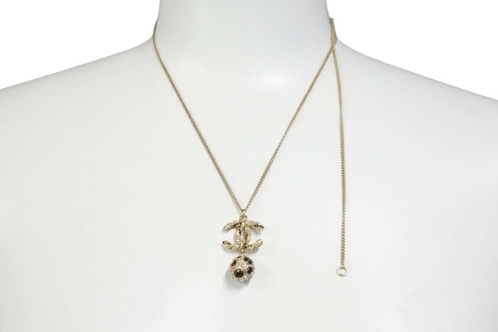 楽天市場】極美品 CHANEL シャネル ネックレス B19刻印 ココマーク 