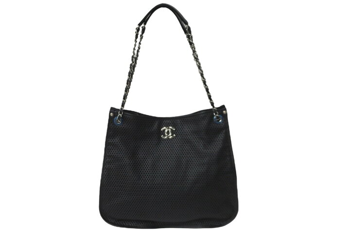 楽天市場】極美品 CHANEL シャネル パンチング 2WAY チェーン トート 