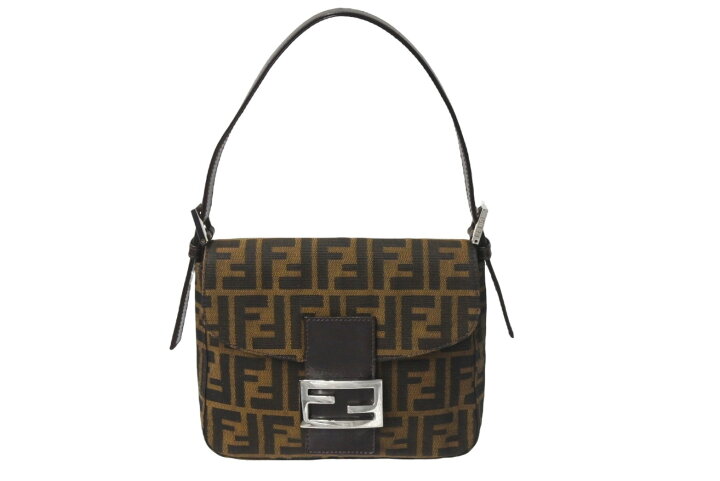 楽天市場】極美品 FENDI フェンディ ハンドバッグ ズッカ柄 マンマ 