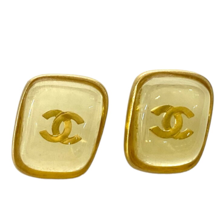 楽天市場】[USED/中古]CHANEL シャネル ピアス ココマーク クリア  