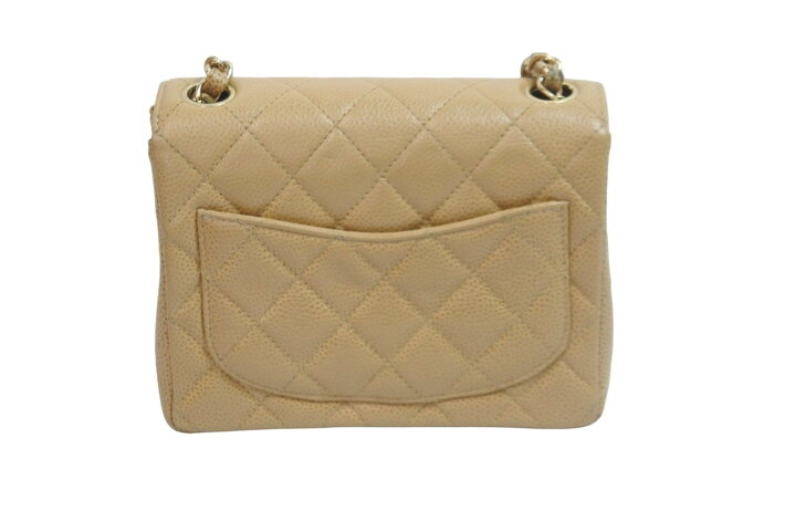 楽天市場】極美品 CHANEL シャネル ミニマトラッセ ベージュ キャビア 