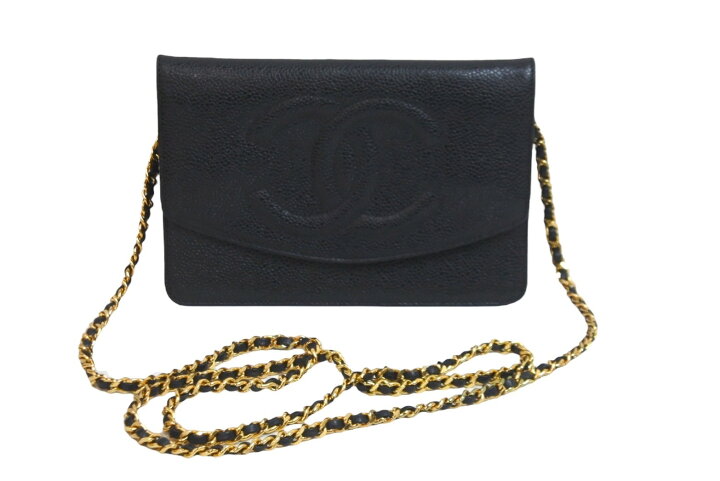 楽天市場】CHANEL シャネル ココマーク チェーンウォレット 4番台 長  