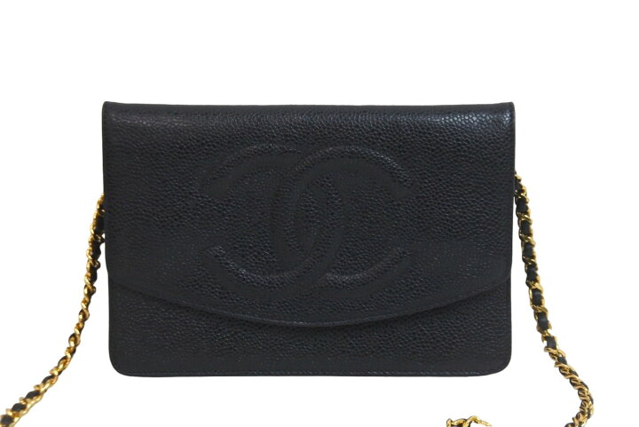 楽天市場】CHANEL シャネル ココマーク チェーンウォレット 4番台 長  