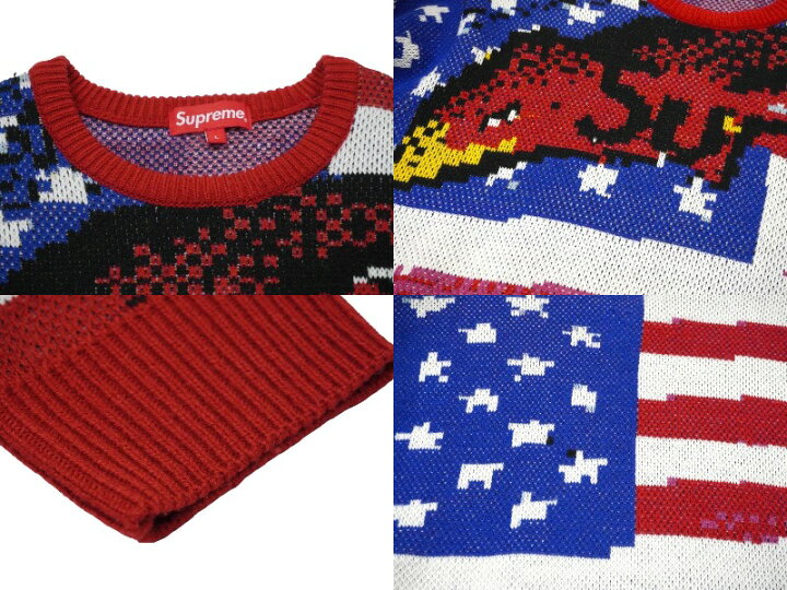 楽天市場】Supreme シュプリーム 21SS デジタル フラッグ セーター 