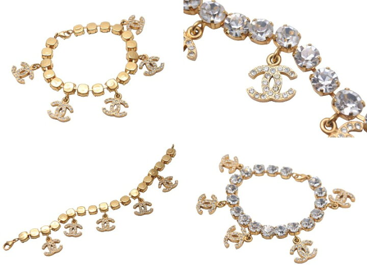 楽天市場】CHANEL シャネル ブレスレット ヴィンテージ 96P ココマーク  