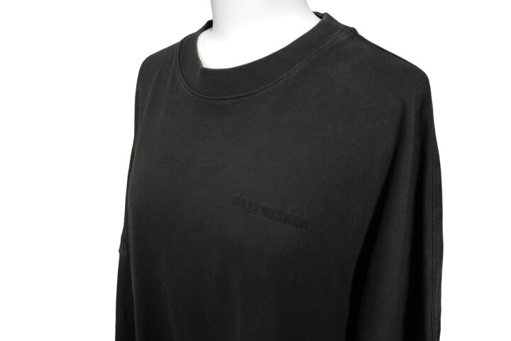 楽天市場】BALENCIAGA バレンシアガ 半袖Tシャツ バックロゴ 刺繍 