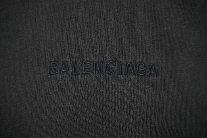 楽天市場】BALENCIAGA バレンシアガ 半袖Tシャツ バックロゴ 刺繍 