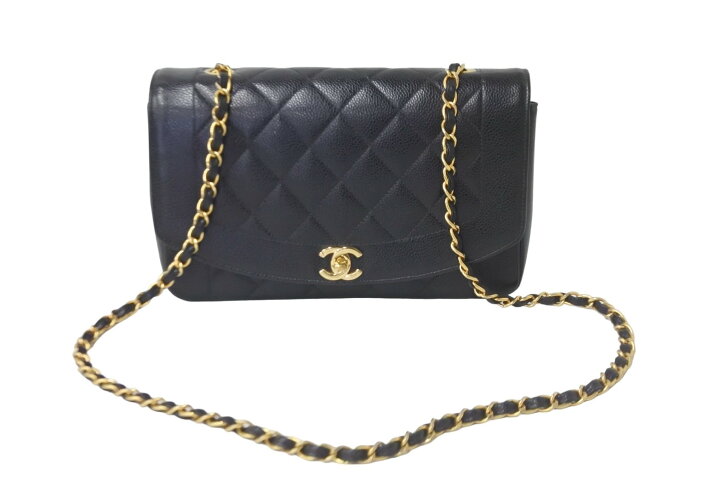楽天市場】CHANEL シャネル チェーンショルダーバッグ ダイアナ 25  