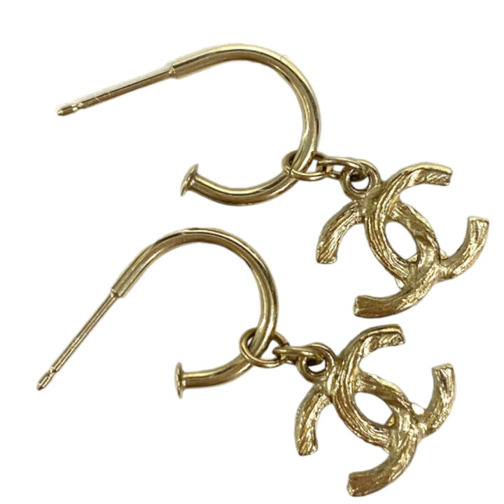 楽天市場】[USED/中古]CHANEL シャネル ピアス ココマーク フープ  