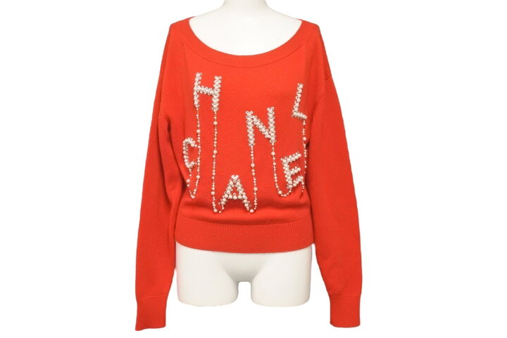 楽天市場】極美品 CHANEL シャネル ニット セーター カシミヤ パール  