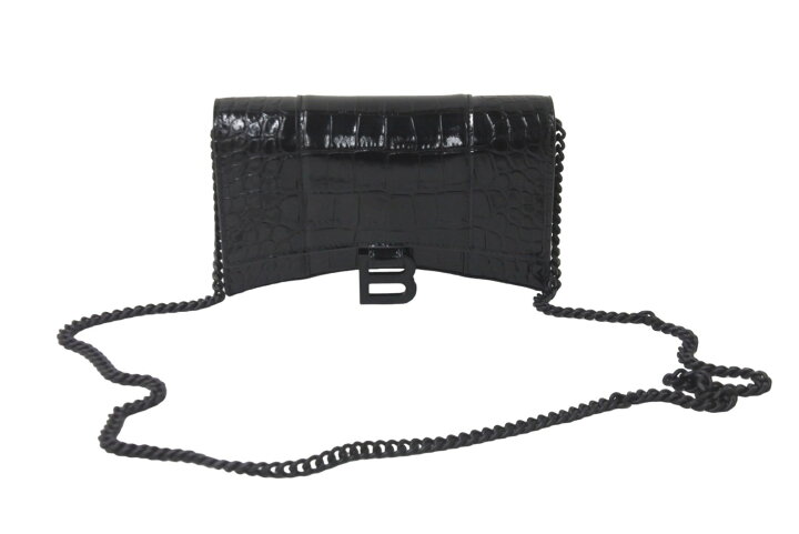 楽天市場】BALENCIAGA バレンシアガ アワーグラス チェーン ウォレット  