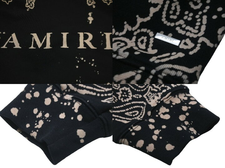 楽天市場】極美品 AMIRI アミリ バンダナ柄 ブリーチ プルオーバー  
