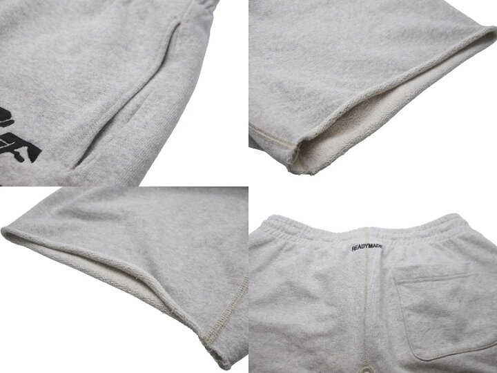 READYMADE レディメイド スウェット ハーフパンツ スウェットパンツ  