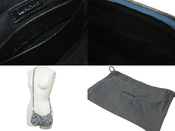 楽天市場】BALENCIAGA バレンシアガ ルカゴール ミニ BB デニム 