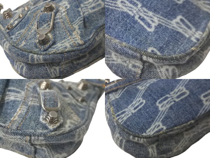 楽天市場】BALENCIAGA バレンシアガ ルカゴール ミニ BB デニム 