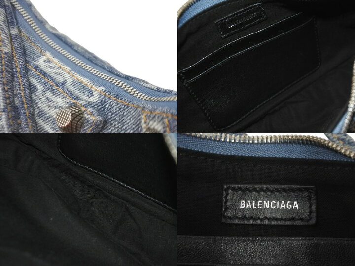 楽天市場】BALENCIAGA バレンシアガ ルカゴール ミニ BB デニム 
