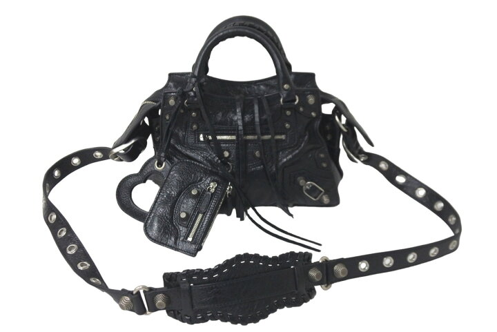 楽天市場】極美品 BALENCIAGA バレンシアガ ショルダーバッグ NEO 