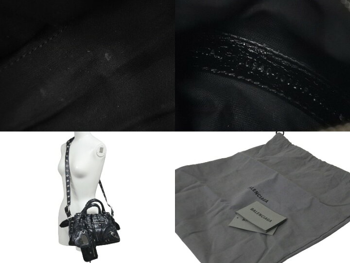 楽天市場】極美品 BALENCIAGA バレンシアガ ショルダーバッグ NEO 