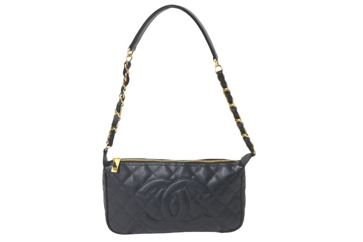 楽天市場】極美品 CHANEL シャネル 月見型 ワンショルダーバッグ