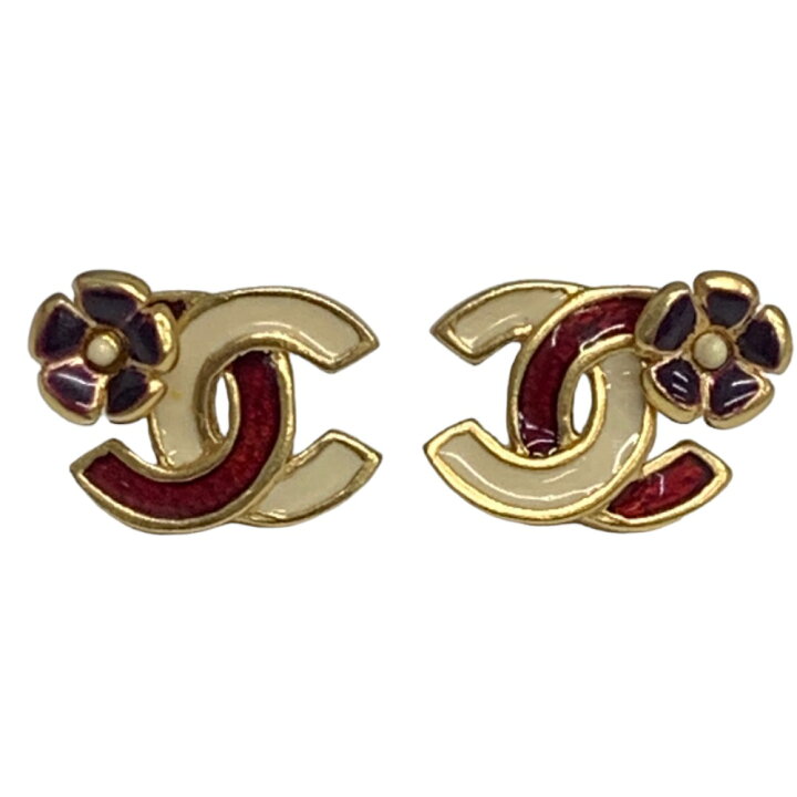 楽天市場】[USED/中古]CHANEL シャネル ピアス ココマーク フラワー  