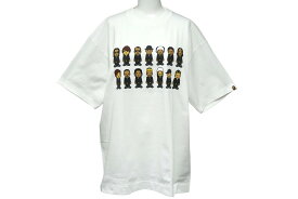 新品未使用 A BATHING APE EXILE アベイシングエイプ×エグザイル 半袖Tシャツ EID-002 ホワイト ブラウン サイズL 58743