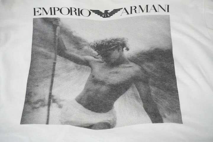 楽天市場】Emporio Armani エンポリオ アルマーニ 90s フォト 半袖T  