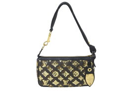 極美品 LOUIS VUITTON ルイヴィトン ハンドバッグ エクリプスポシェットアクセソワール M40248 スパンコール モノグラム 中古 59618