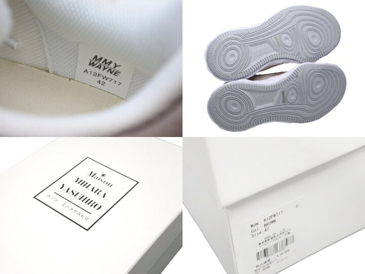 楽天市場】新品未使用 MIHARA YASUHIRO ミハラヤスヒロ ウェイン 