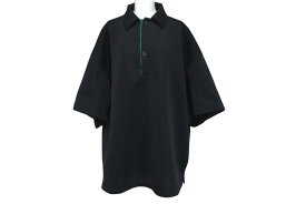 kolor カラー ポロシャツ 半袖 サンプル品 ブラック グリーン サイズ3 トップス オーバーサイズ 良品 中古 59181