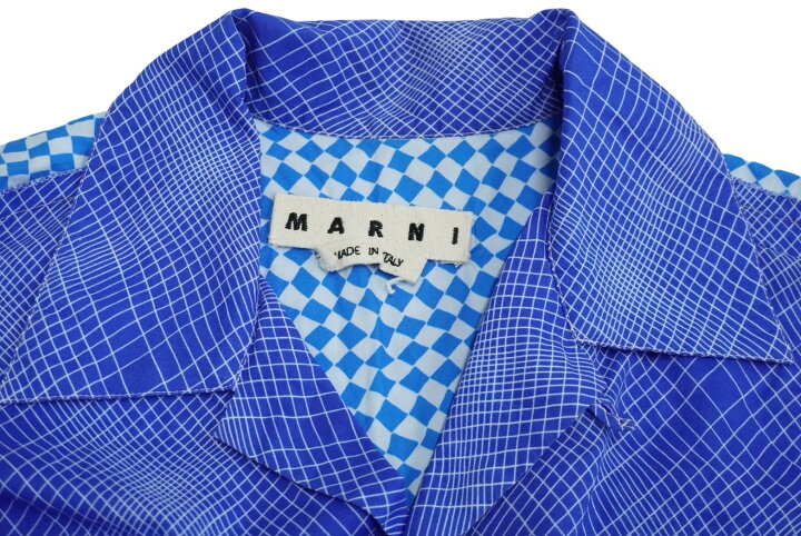 楽天市場】MARNI マルニ オープンカラーシャツ 開襟シャツ 半袖 