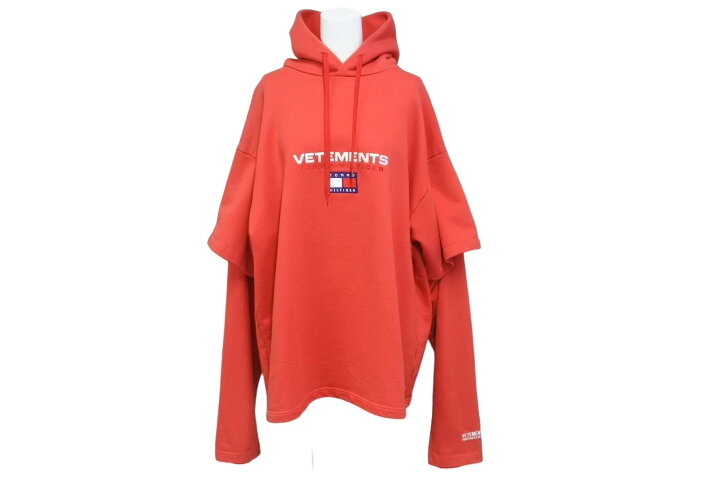 楽天市場】VETEMENTS × TOMMY ヴェトモン トミー パーカー 刺繍 