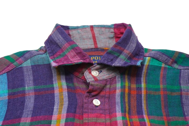 楽天市場】極美品 POLO RALPH LAUREN ポロ ラルフローレン 長袖シャツ 