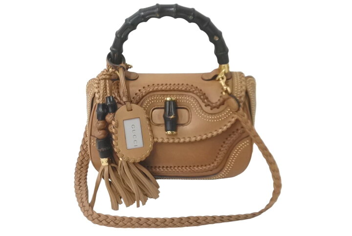 楽天市場】GUCCI グッチ ニューバンブー 2WAY ハンドバッグ 263970 