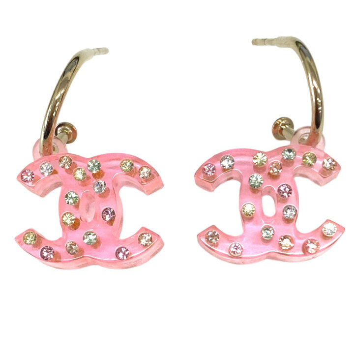 楽天市場】[USED/中古]CHANEL シャネル ピアス ココマーク クリア 