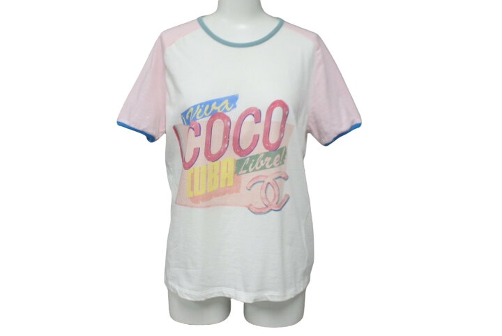 楽天市場】CHANEL シャネル 半袖Tシャツ ココキューバ ココマーク 