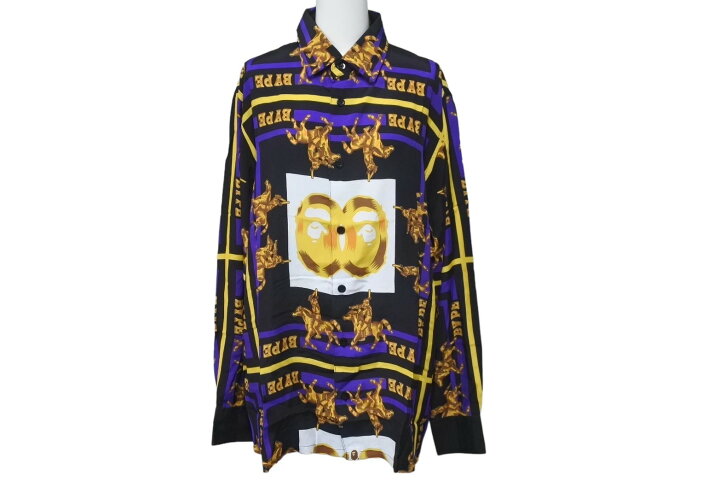 楽天市場】極美品 A BATHING APE アベイシングエイプ 長袖シャツ 