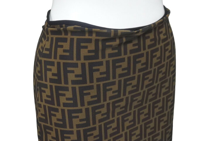 楽天市場】FENDI フェンディ ロングスカート ズッカ サイズ38 タイト  