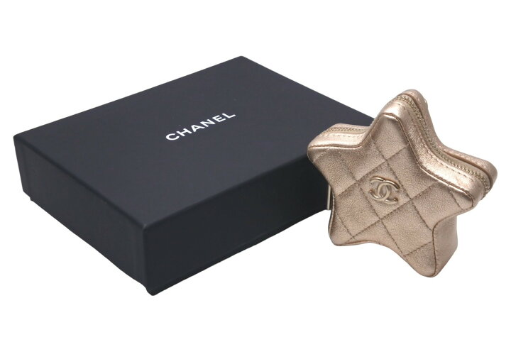 楽天市場】新品同様品 CHANEL シャネル スターコインケース マトラッセ 