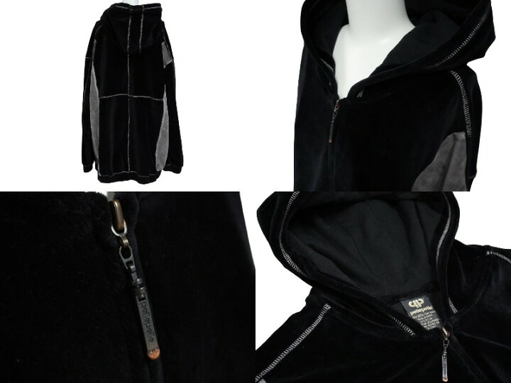 楽天市場】pellepelle ペレペレ ベロアセットアップ PPロゴ ブラック 