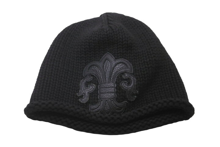 楽天市場】CHROME HEARTS クロムハーツ ニットキャップ ブラック 