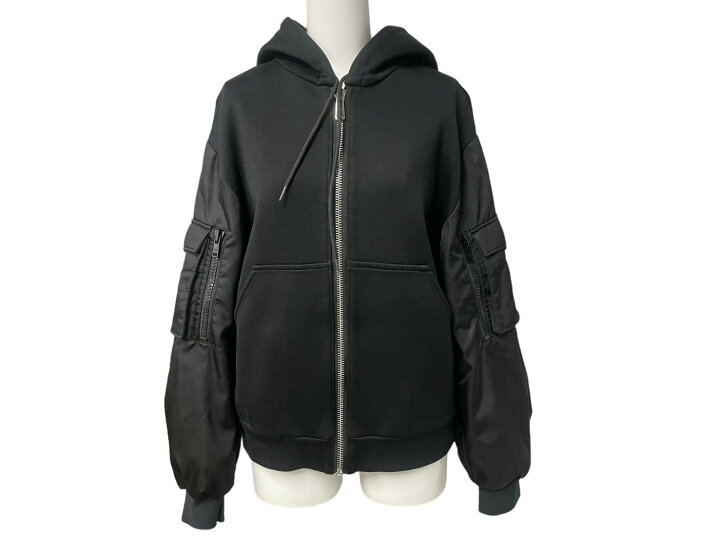 楽天市場】極美品 PRADA プラダ ナイロンスリーブ パーカー レディース  