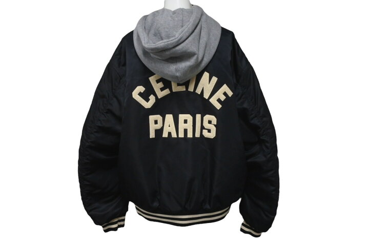 楽天市場】極美品 CELINE セリーヌ フード付き オーバーサイズ テディ  