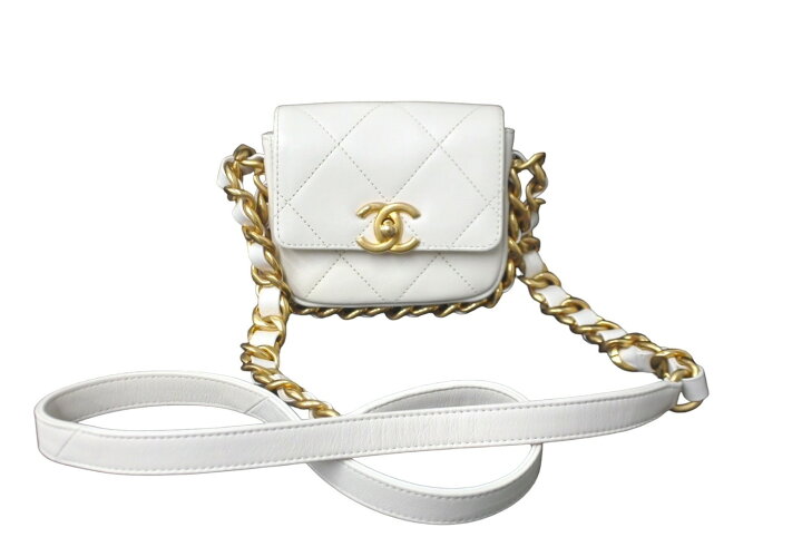 楽天市場】極美品 CHANEL シャネル マトラッセ ココマーク チェーン 