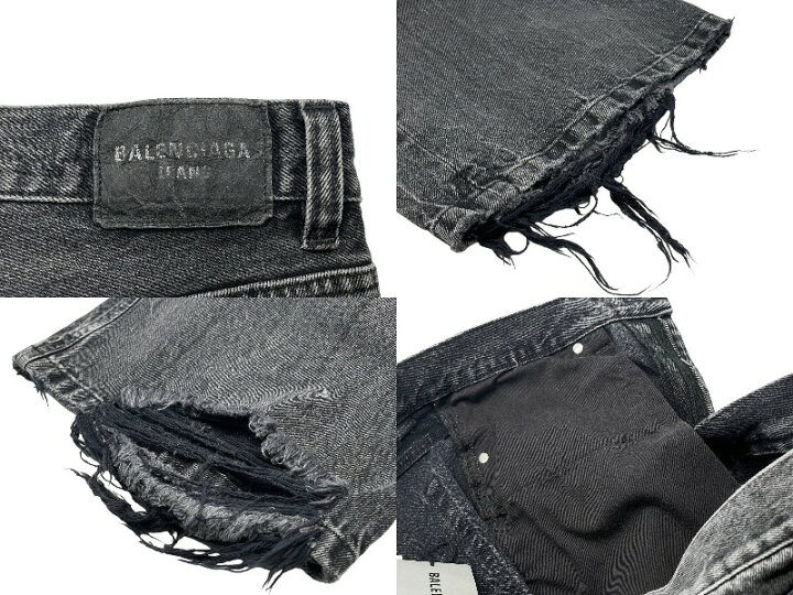 楽天市場】未使用 BALENCIAGA バレンシアガ フレアデニムパンツ 697829  